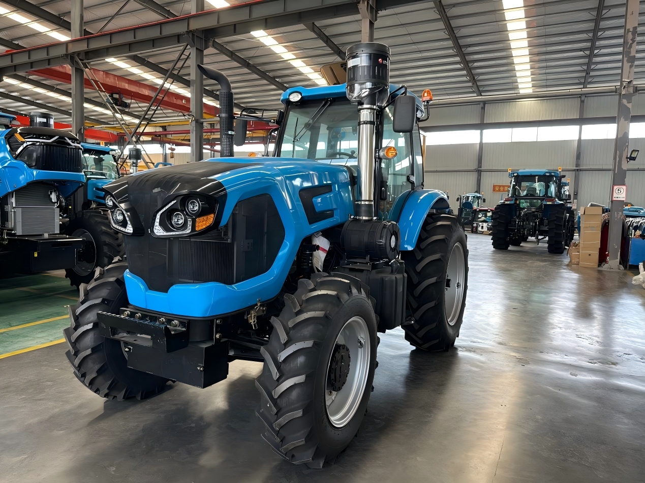 Kinesiska höghästkraftstraktorer blir huvudkraften för storskaligt jordbruk i Afrika