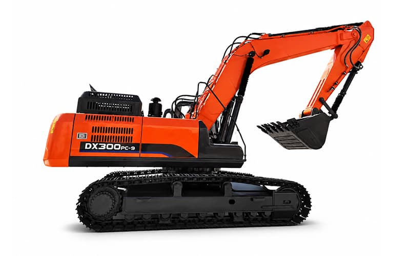 DX300PC-9 29,5 tons bandgrävmaskin: hög effekt, stor skopakapacitet – en allroundmaskin för gruvdrift och schaktning