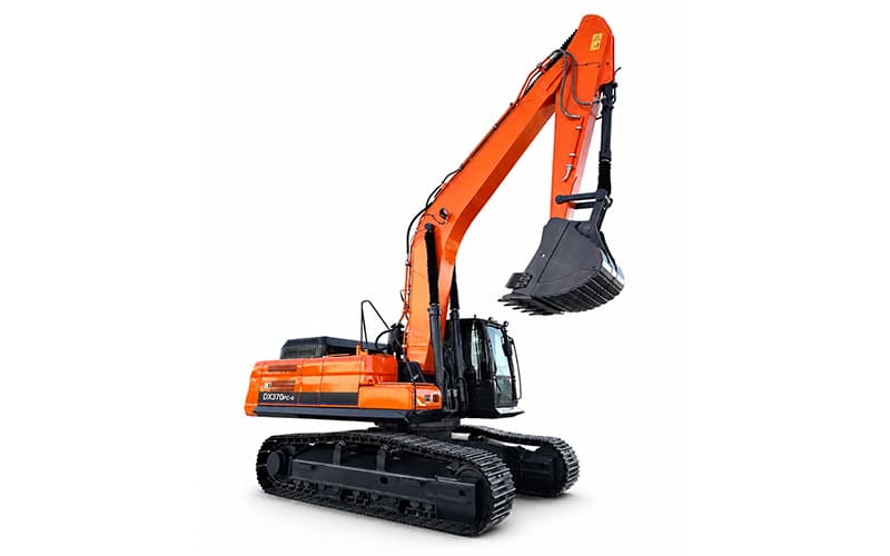 Den ultimata hårdrockskrossen för gruvor! DX370PC-9 35,6-tons grävmaskin är den perfekta lösningen för alla typer av 